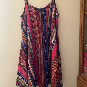 patterned sun dress